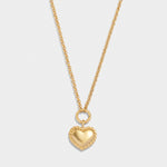 Waterproof 'Love' Heart Necklace | Gold Plated