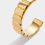 Waterproof 'Optimism' Amulet Hoop Earrings | Gold Plated