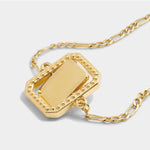 Waterproof 'Optimism' Spinning Amulet Bracelet | Gold Plated