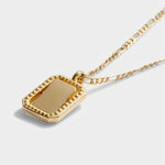 Waterproof 'Optimism' Spinning Amulet Necklace | Gold Plated