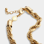 Waterproof Reine Rope Bracelet | Gold Plated