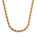 Waterproof Reine Rope Necklace | Gold Plated