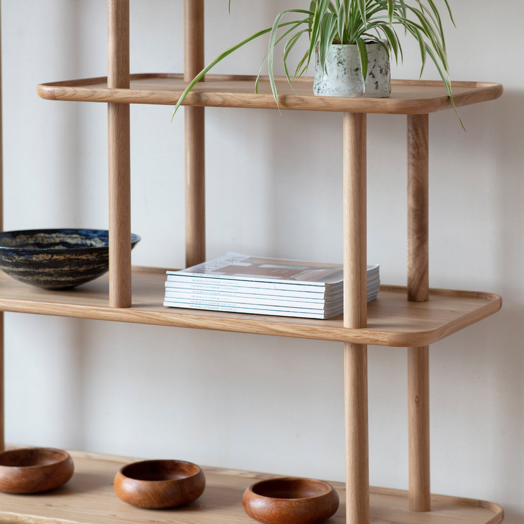 Gallery | Kingham Oak Open Display Unit - Natural – About Living