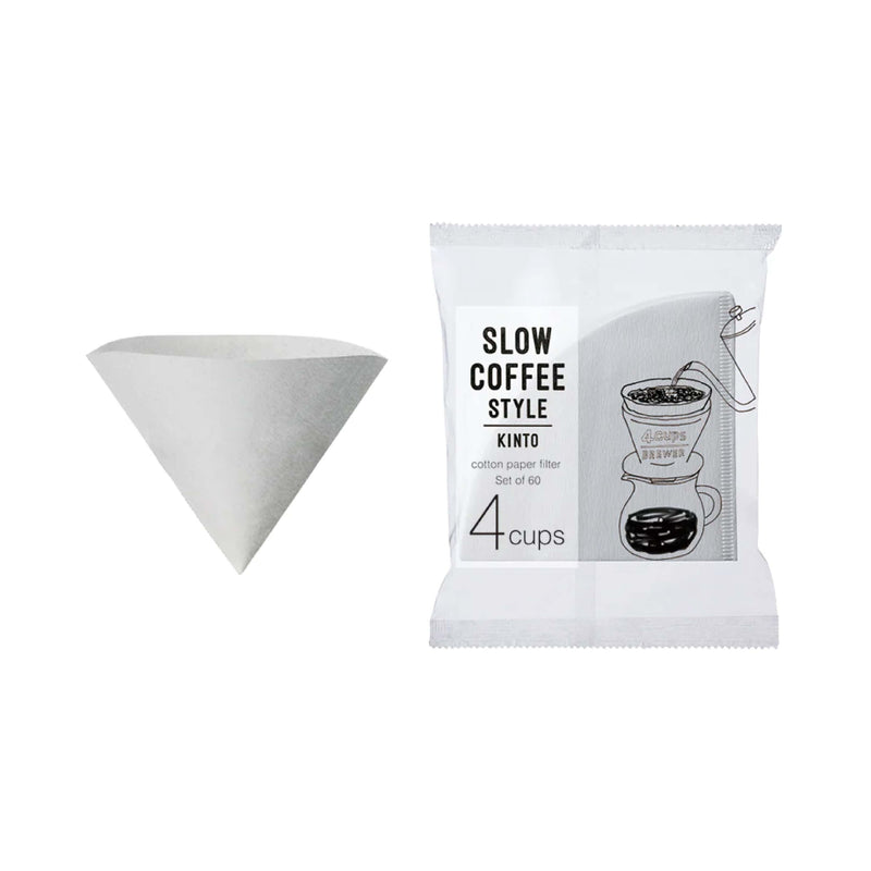 SCS Cotton Paper Filters | 4 Cups | Set of 60