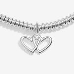 Laboratory Grown 'Diamond A Little 'Friendship' Bracelet | Silver Plated