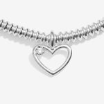 Laboratory Grown Diamond A Little 'Happy 30th Birthday Bracelet | Silver Plated