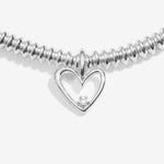 Laboratory Grown Diamond A Little 'Happy Birthday' Bracelet | Silver Plated