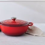 Signature Cast Iron Soup Pot | Cerise | 28cm