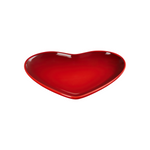 Stoneware Heart Plate | Cerise | 23cm