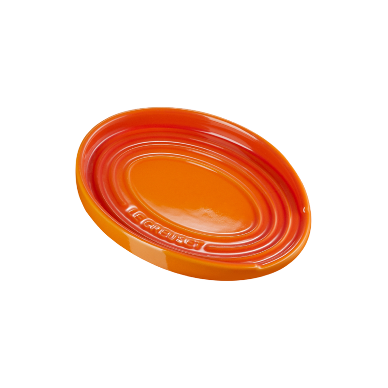 Stoneware Oval Spoon Rest | Volcanic