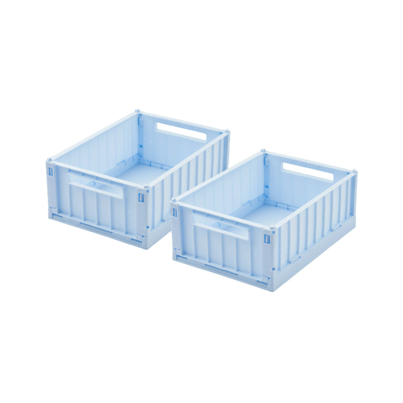 Small Weston Storage Box | Pure Sky | Set of 2