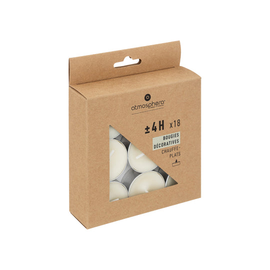 Hugo Tealights | Ivory | Set of 18