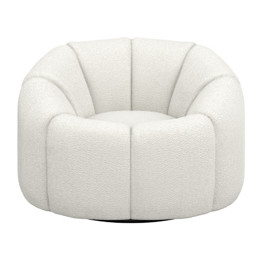 Nao Swivel Chair | Ivory