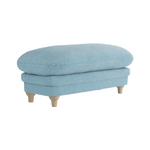 Plumpton Footstool | Duck Egg Blue