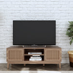 Bordeaux Rattan Media Unit | Natural