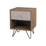Casablanca 1 Drawer Side Table