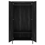 Hoxton 2 Door Wardrobe | Black