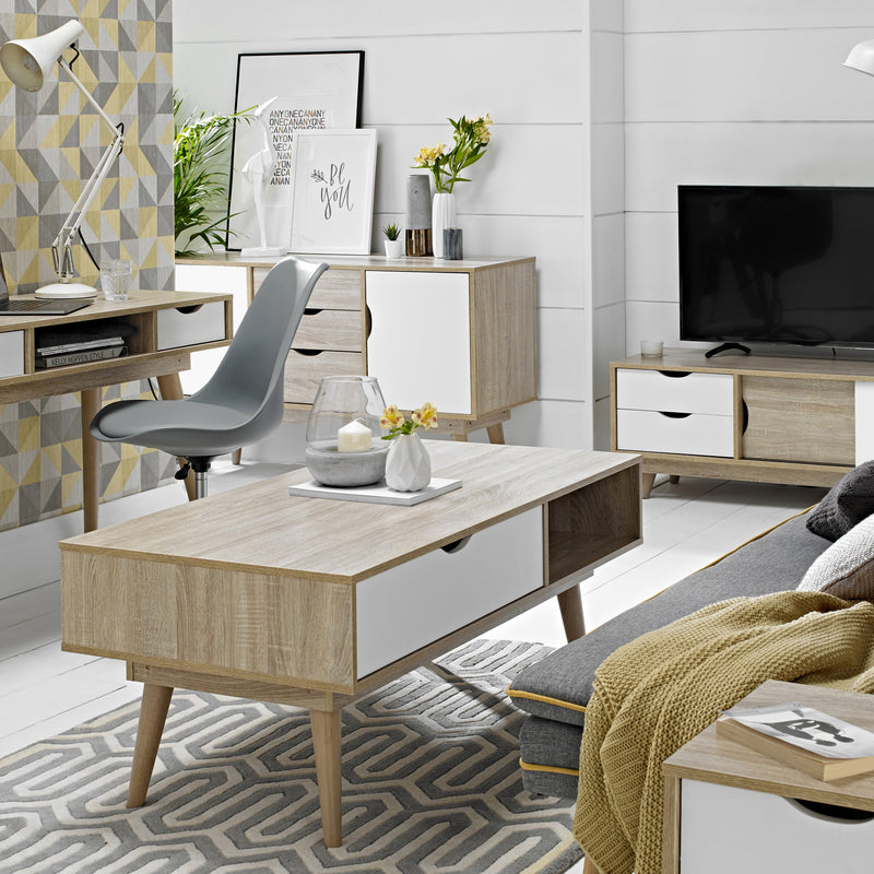 Scandi Coffee Table | White Oak