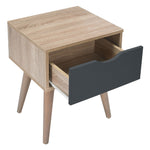 Scandi End Table | Grey Oak