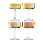 Gems Amber Cocktail Glasses | Set of 4 | 230ml