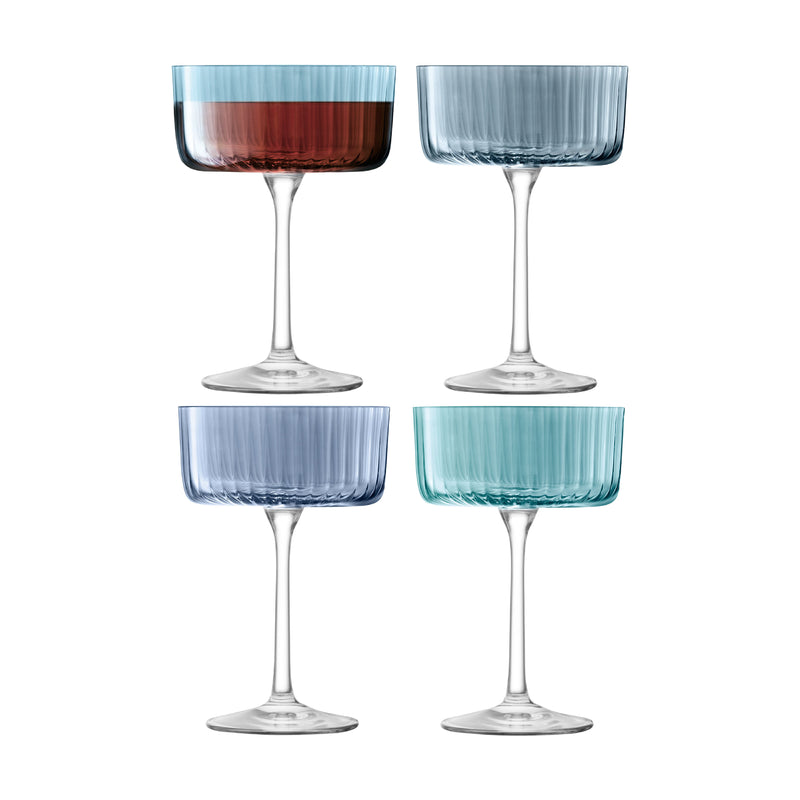Gems Sapphire Cocktail Glasses | Set of 4 | 230ml