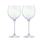 Polka Mother of Pearl Wine Glasses | Set of 2 | 400ml