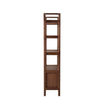 Madrid Mid-Century Scandi Open Display Unit | Walnut