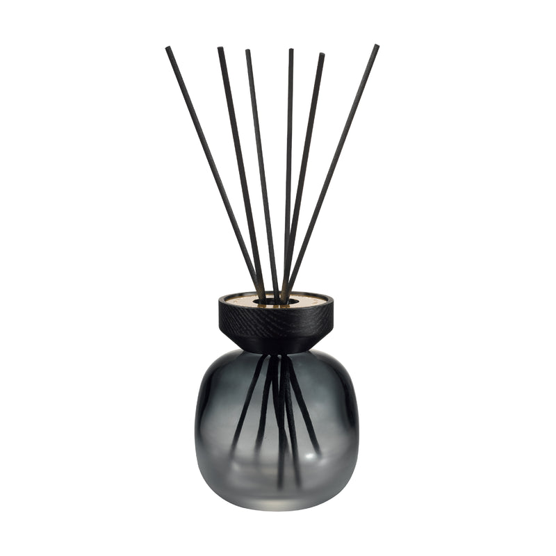 Wood Bouquet Reed Diffuser | Frosted Black | Cozy Musk