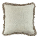 Casablanca Fringed Cushion | Taupe | 45cm
