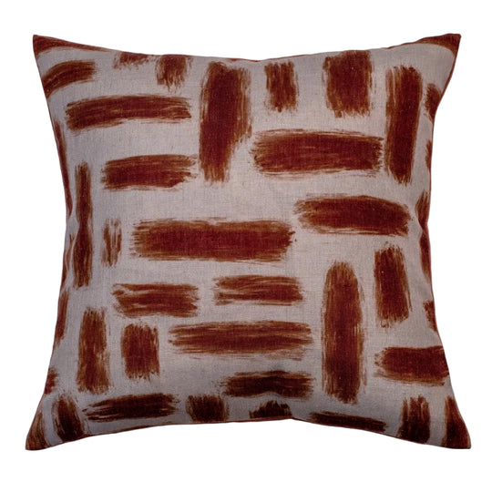 Kentish Abstract Cushion | Rust | 45cm