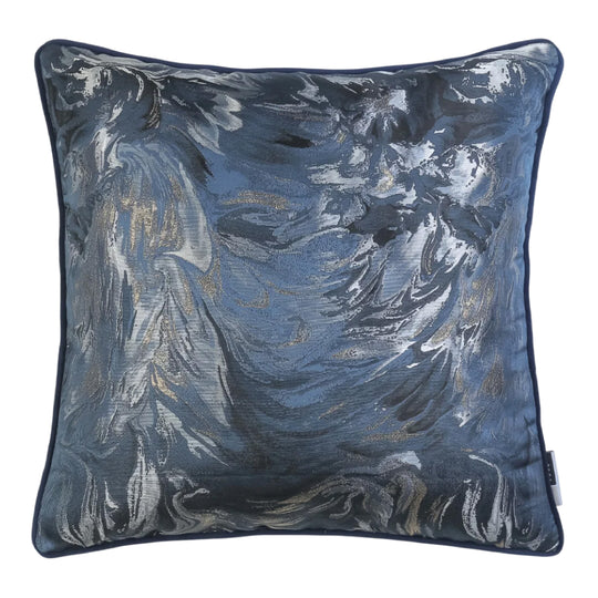 Symphony Stroke Cushion | Navy | 50cm
