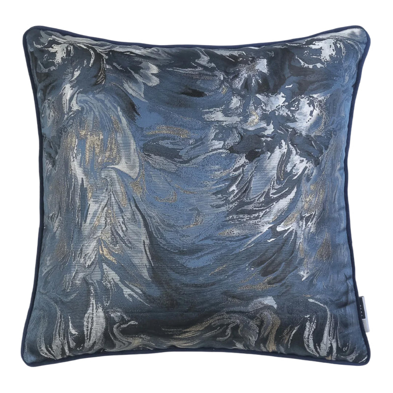 Symphony Stroke Cushion | Navy | 50cm