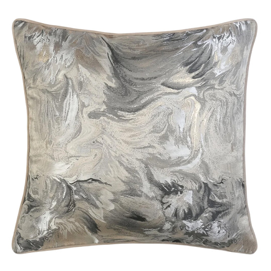 Symphony Stroke Cushion | Taupe | 50cm