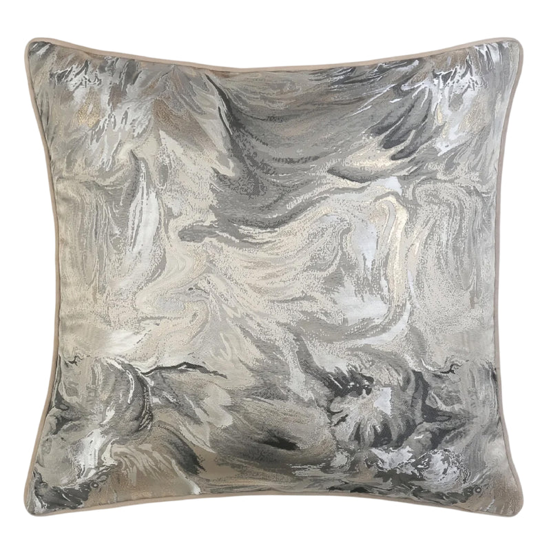 Symphony Stroke Cushion | Taupe | 50cm