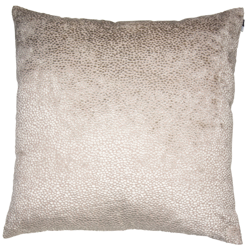 Velvet Bingham Cushion | Taupe | 56x56cm