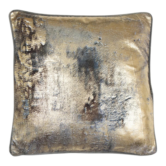 Volcano Distressed Cushion | Gold | 45cm