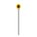 Sunflower Bookmark | Yellow