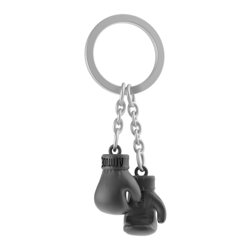 Metalmorphose | Boxing Gloves Keyring - Black & Silver – About Living