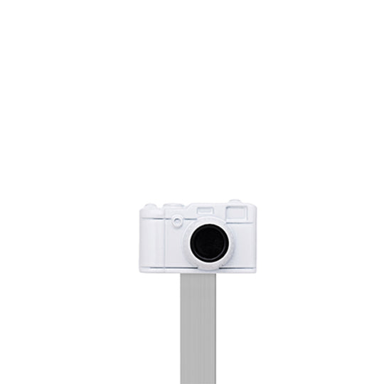 Camera Bookmark | White