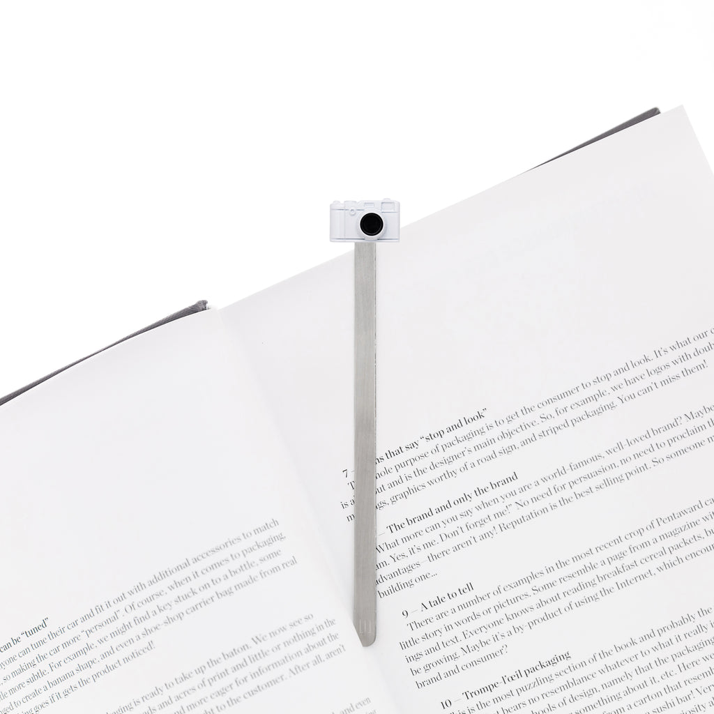 Buy Metalmorphose White Camera Bookmark | About Living