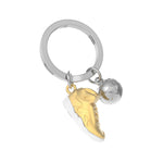 Hi Top Sports Trainer & Ball Keyring | Gold & Silver