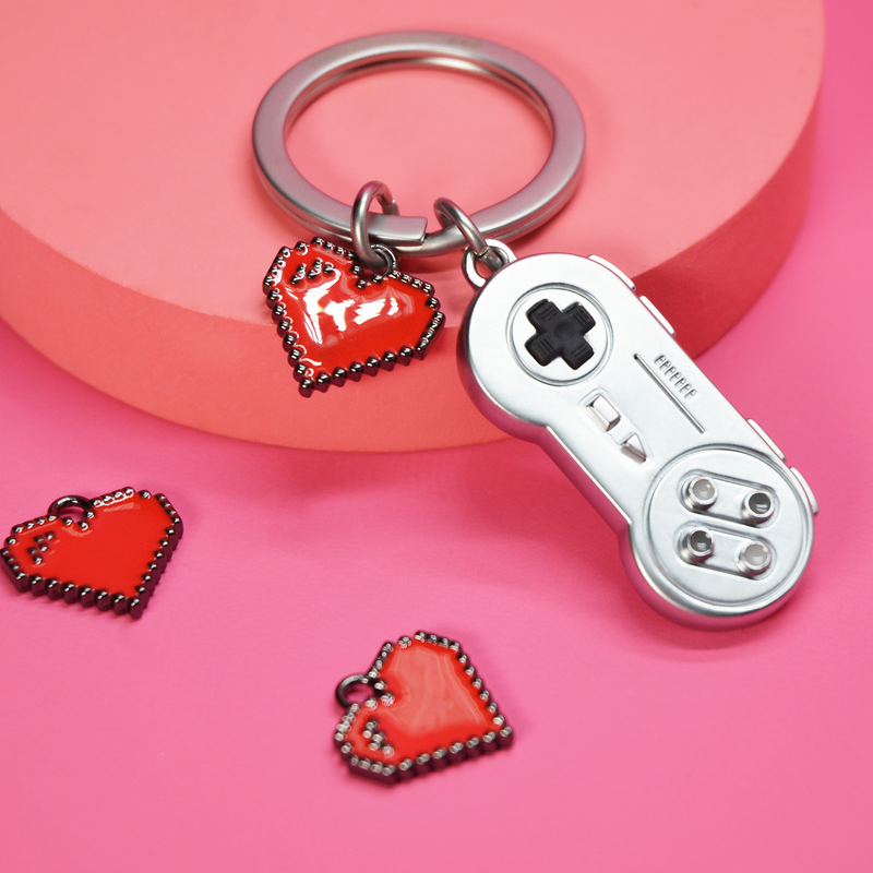 Gamingcotroller Key Ring Buy Metalmorphose Games Controller Keyring | Chrome | About Living