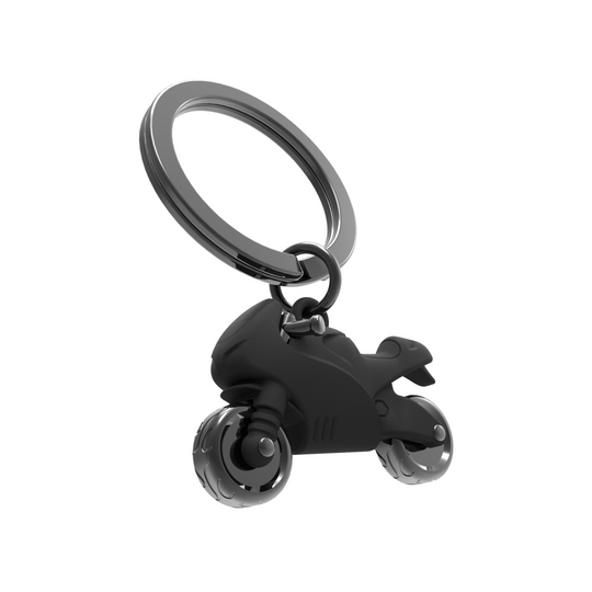 Motorcycle Keyring | Matt Black