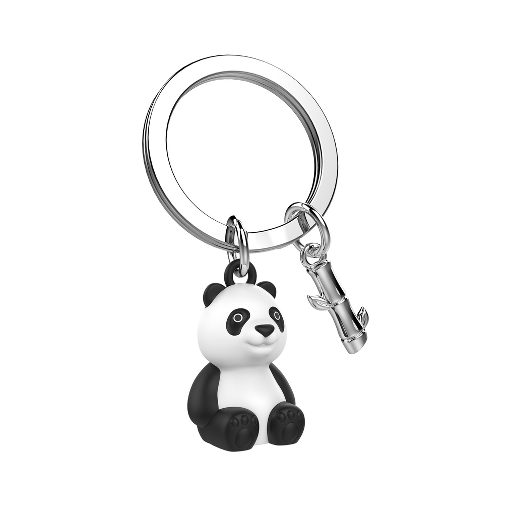 Metamorphosis Key Rings Buy Metalmorphose Panda with Bamboo Keyring | About Living