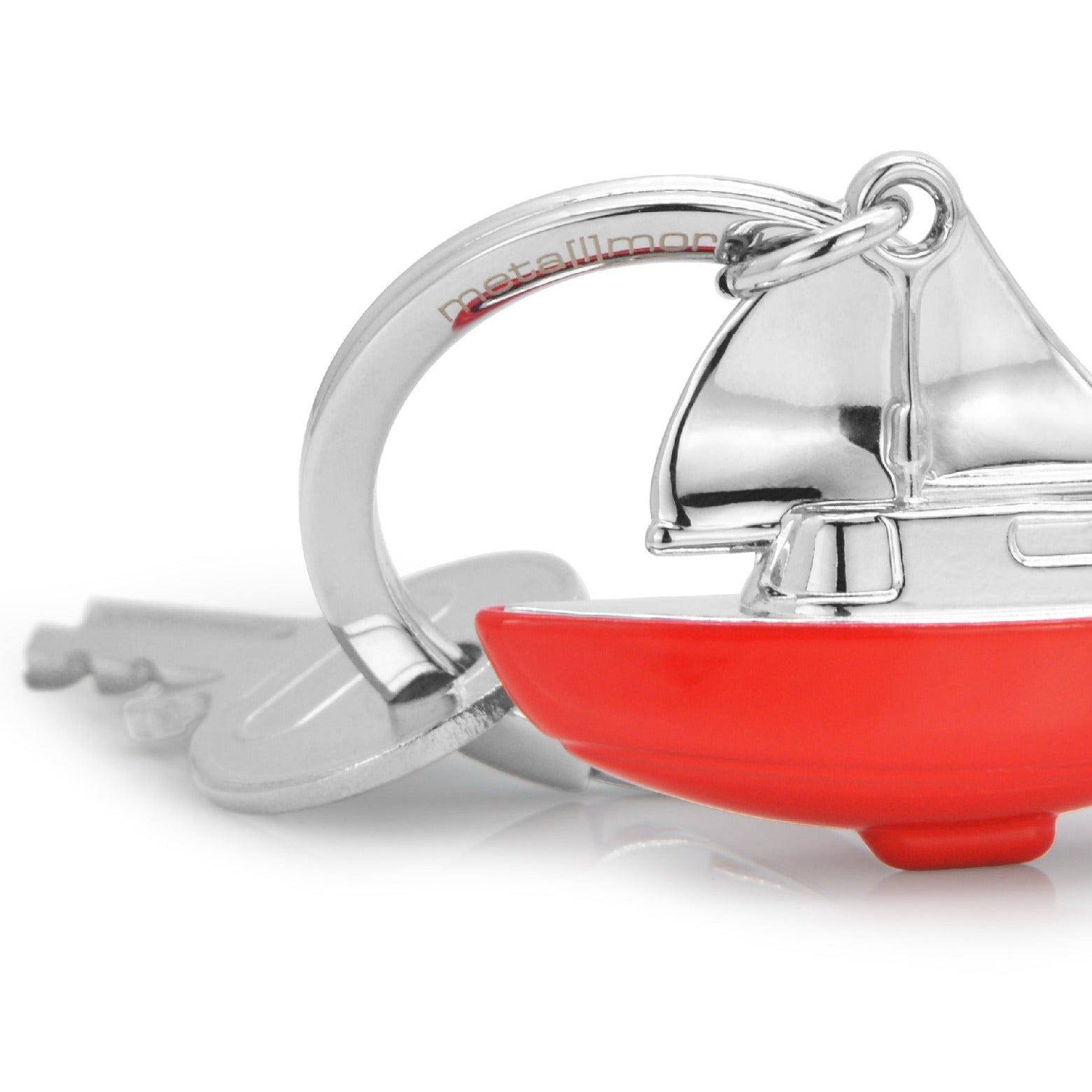 Boating Key Rings Buy Metalmorphose Sailing Boat Keyring | Red | About Living