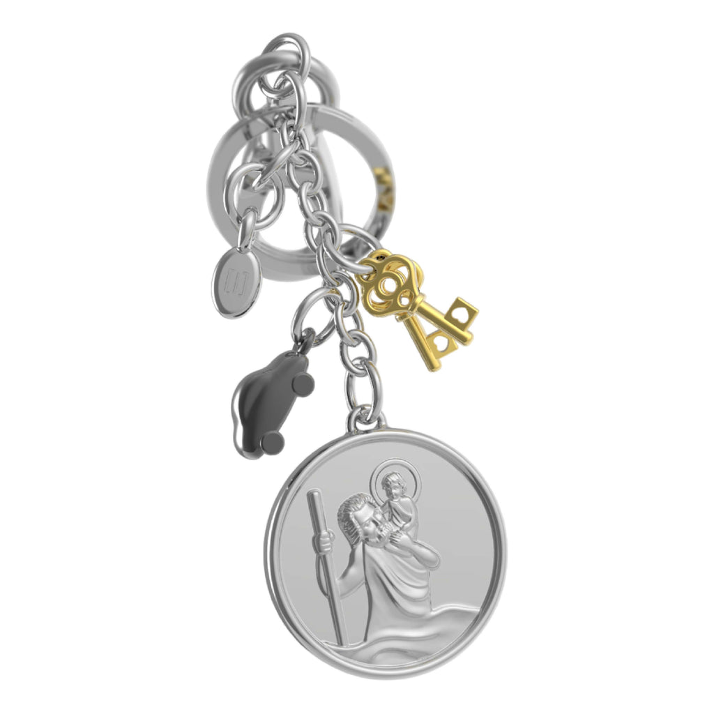 Buy Metalmorphose St. Christopher Charm Keyring | About Living
