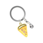 Pizza & Cutter Keyring