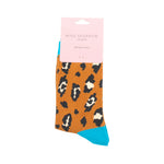 Women's Leopard Spot Socks | Bamboo | Brown