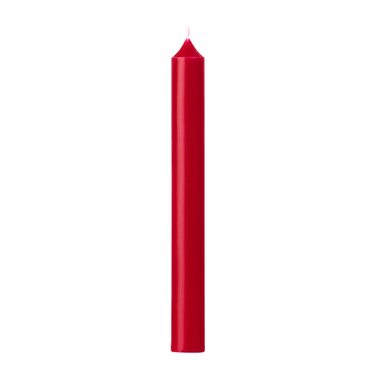 Straight Dinner Candle | Red | 22cm