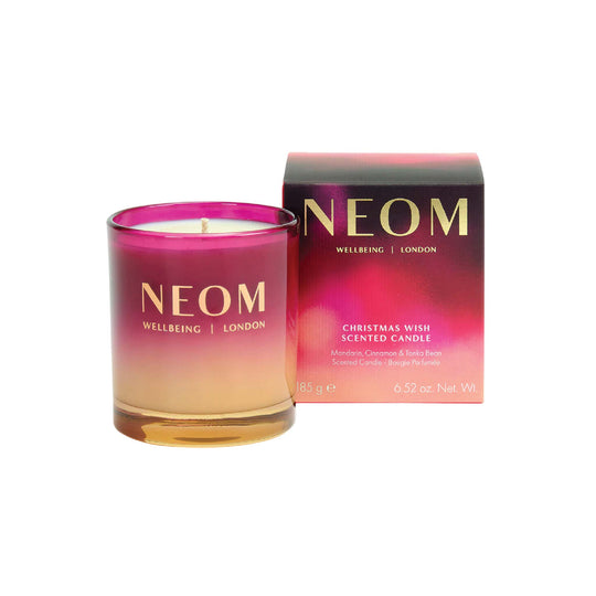 Christmas Wish 1 Wick Scented Candle | Mandarin, Cinnamon & Tonka Bean | 185g